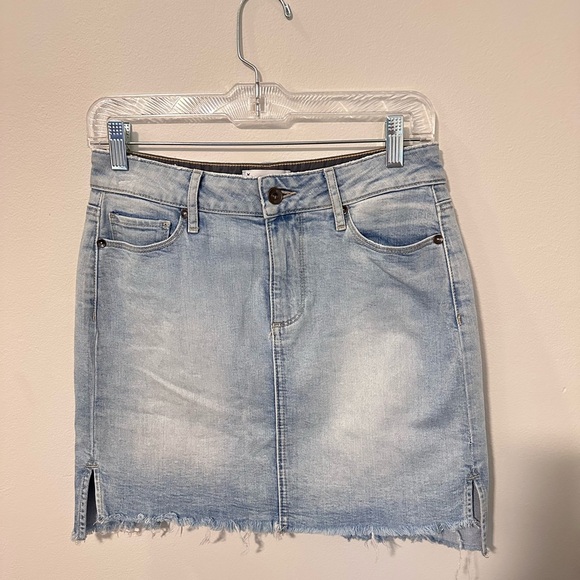 PAIGE Denim Blue Skirt - Picture 1 of 5